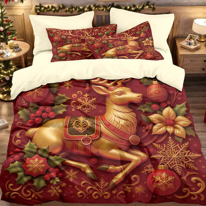 🎅Xmas Sales - 50% OFF🎄Soft & Cozy Christmas Duvet Cover 3-Piece Set