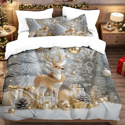🎅Xmas Sales - 50% OFF🎄Soft & Cozy Christmas Duvet Cover 3-Piece Set