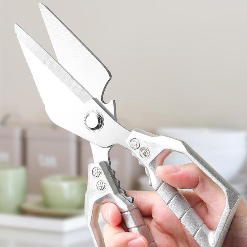 ✂️ BUY 2 GET 3! ✨ HEAVY-DUTY KITCHEN SHEARS - Multi-Function for Poultry, Herbs & More, Comfort Grip & Dishwasher Safe, Includes Nut Cracker and Bottle Opener 🍗🔧
