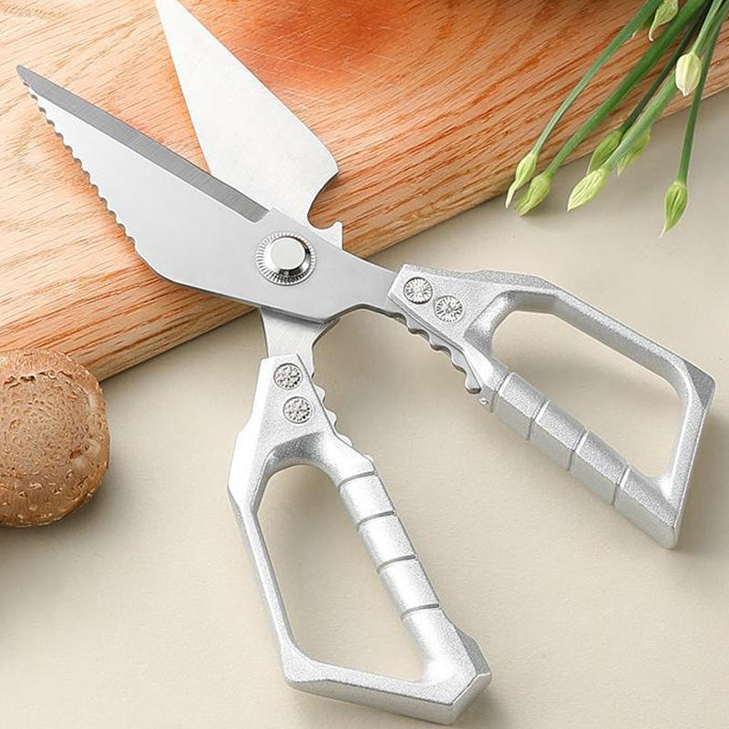 ✂️ BUY 2 GET 3! ✨ HEAVY-DUTY KITCHEN SHEARS - Multi-Function for Poultry, Herbs & More, Comfort Grip & Dishwasher Safe, Includes Nut Cracker and Bottle Opener 🍗🔧