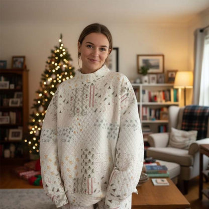 Women's Quilted Christmas Patchwork Set