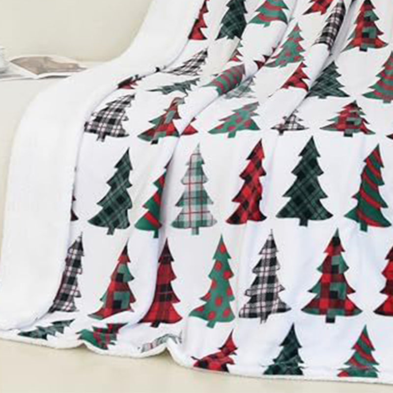 Cozy Christmas Throw Blanket