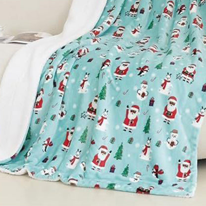 Cozy Christmas Throw Blanket