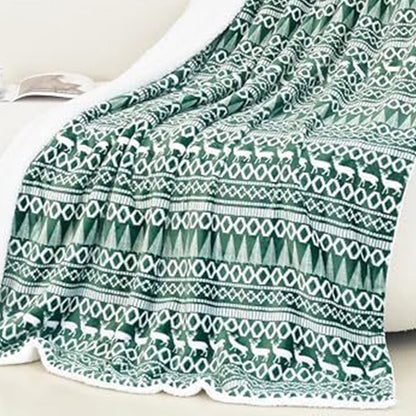 Cozy Christmas Throw Blanket