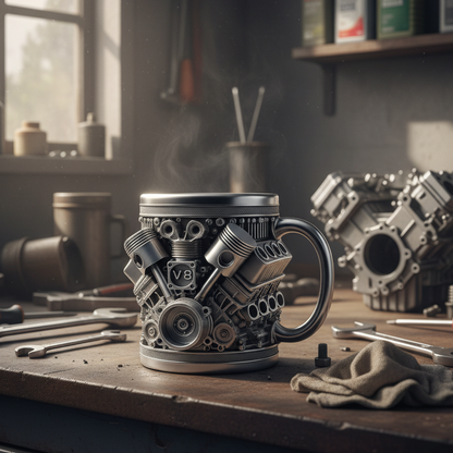 🔥Last day of the limited-time 50% off sale!🔥V8/V6 Engine Stainless Steel Cup