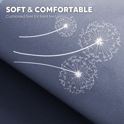 3D Floral Yarn Style Absorbent Non-Slip Floor Mat