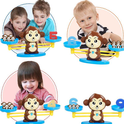 Kids' Cartoon Animal Balance Scale Toy Set