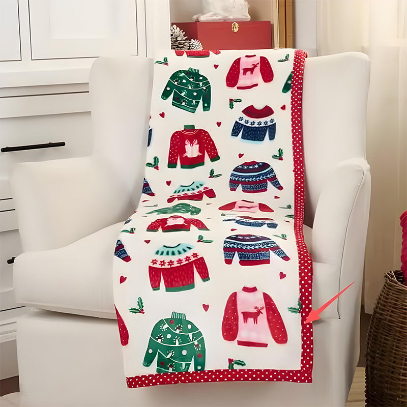 Christmas Fluffy Cozy Throw Blanket