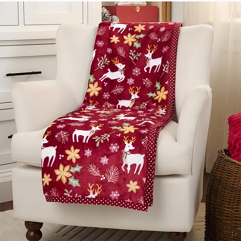 Christmas Fluffy Cozy Throw Blanket