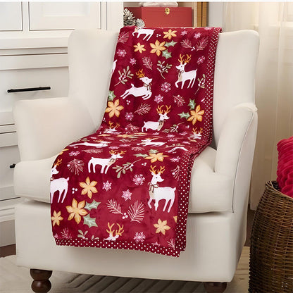Christmas Fluffy Cozy Throw Blanket