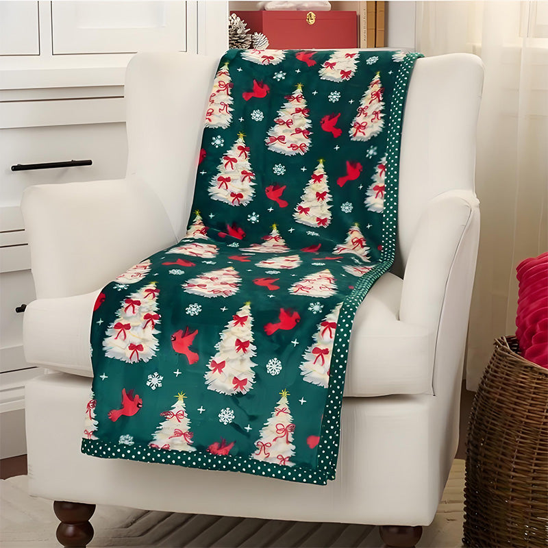 Christmas Fluffy Cozy Throw Blanket