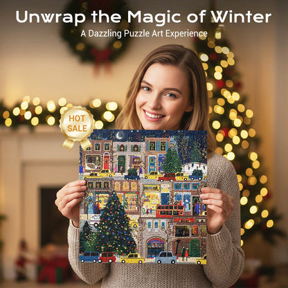 Winter Lights Decorative Puzzle Set