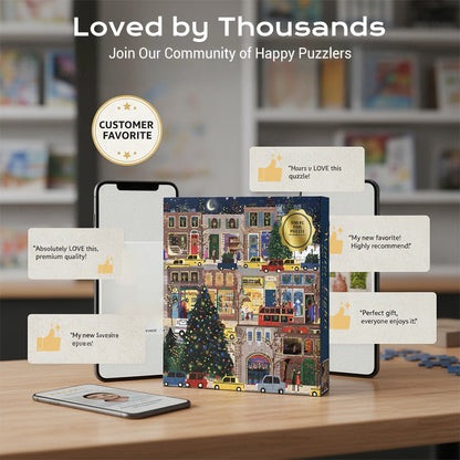 Winter Lights Decorative Puzzle Set