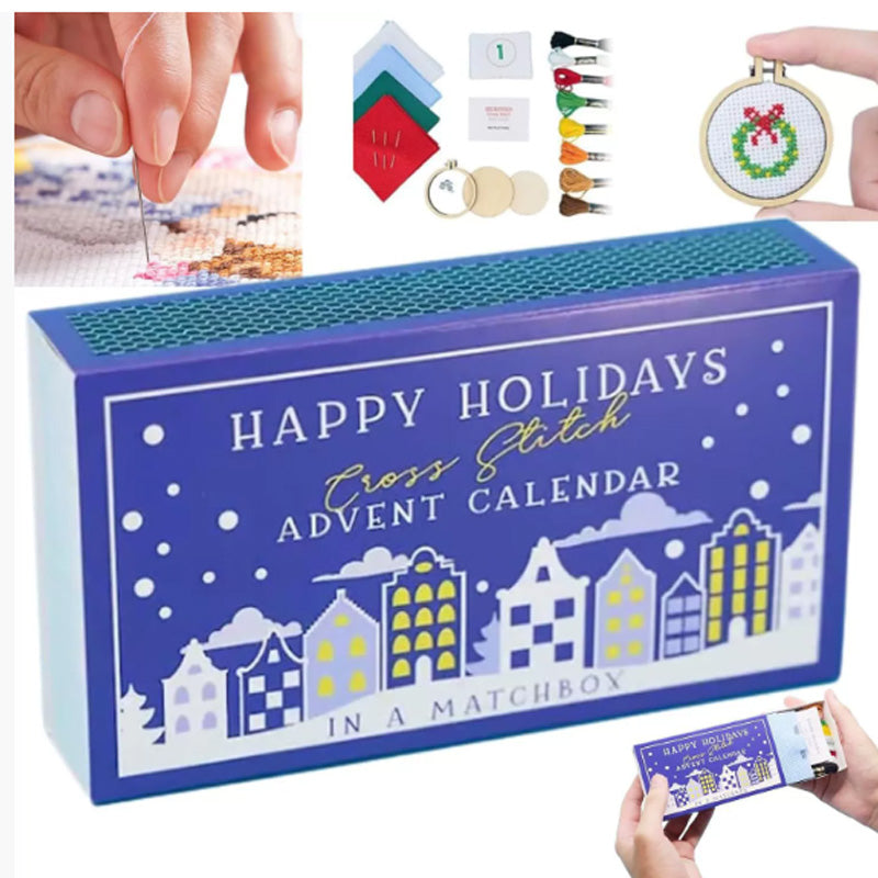 Christmas Cross Stitch Advent Calendar Kit