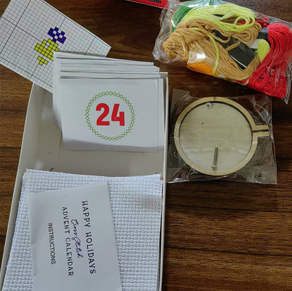 Christmas Cross Stitch Advent Calendar Kit