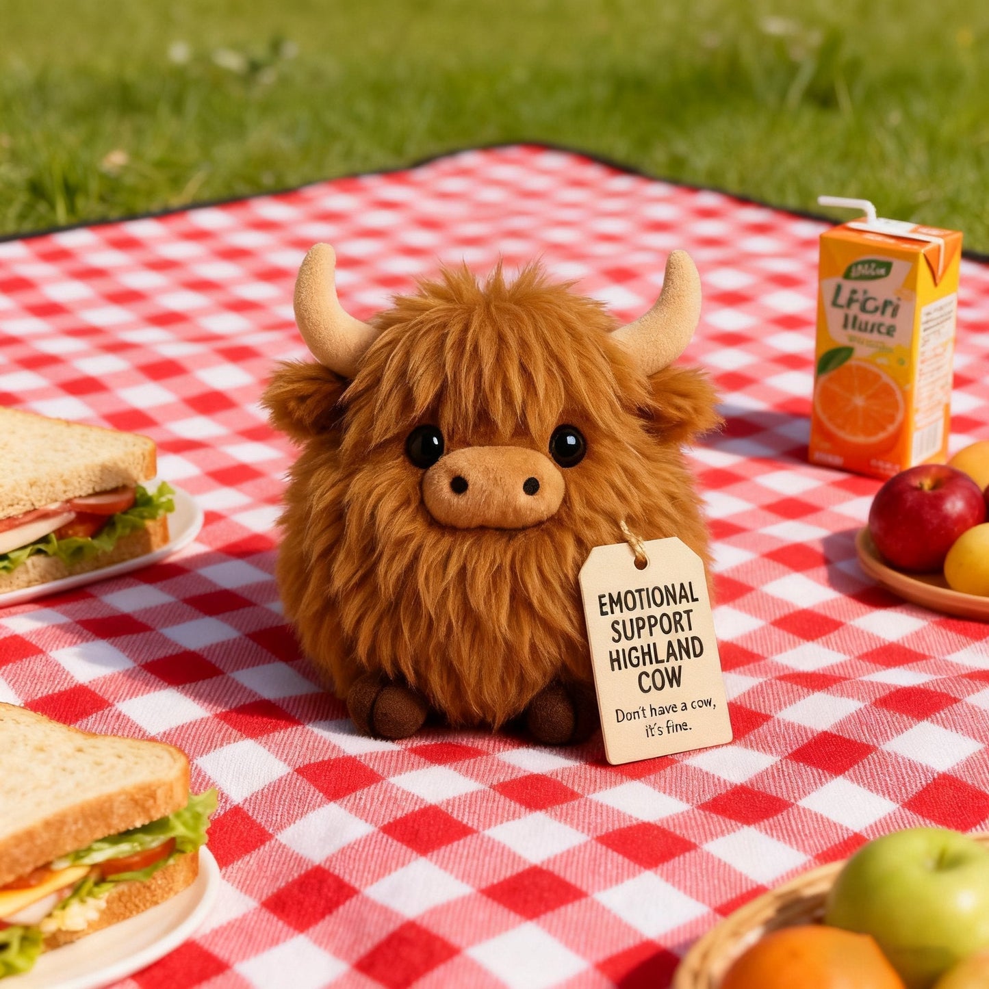 🐮 Emotional Support Highland Cow Plush