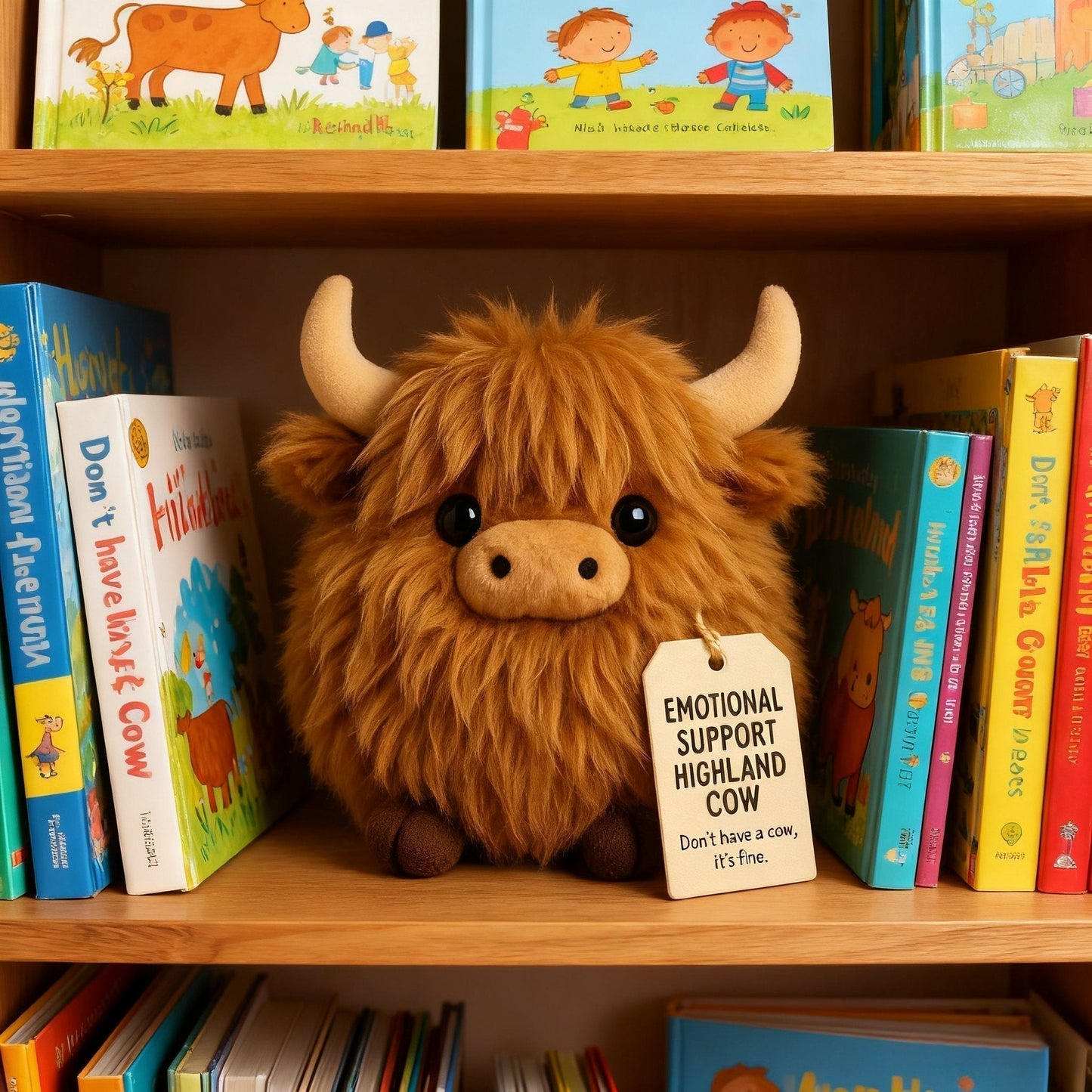 🐮 Emotional Support Highland Cow Plush