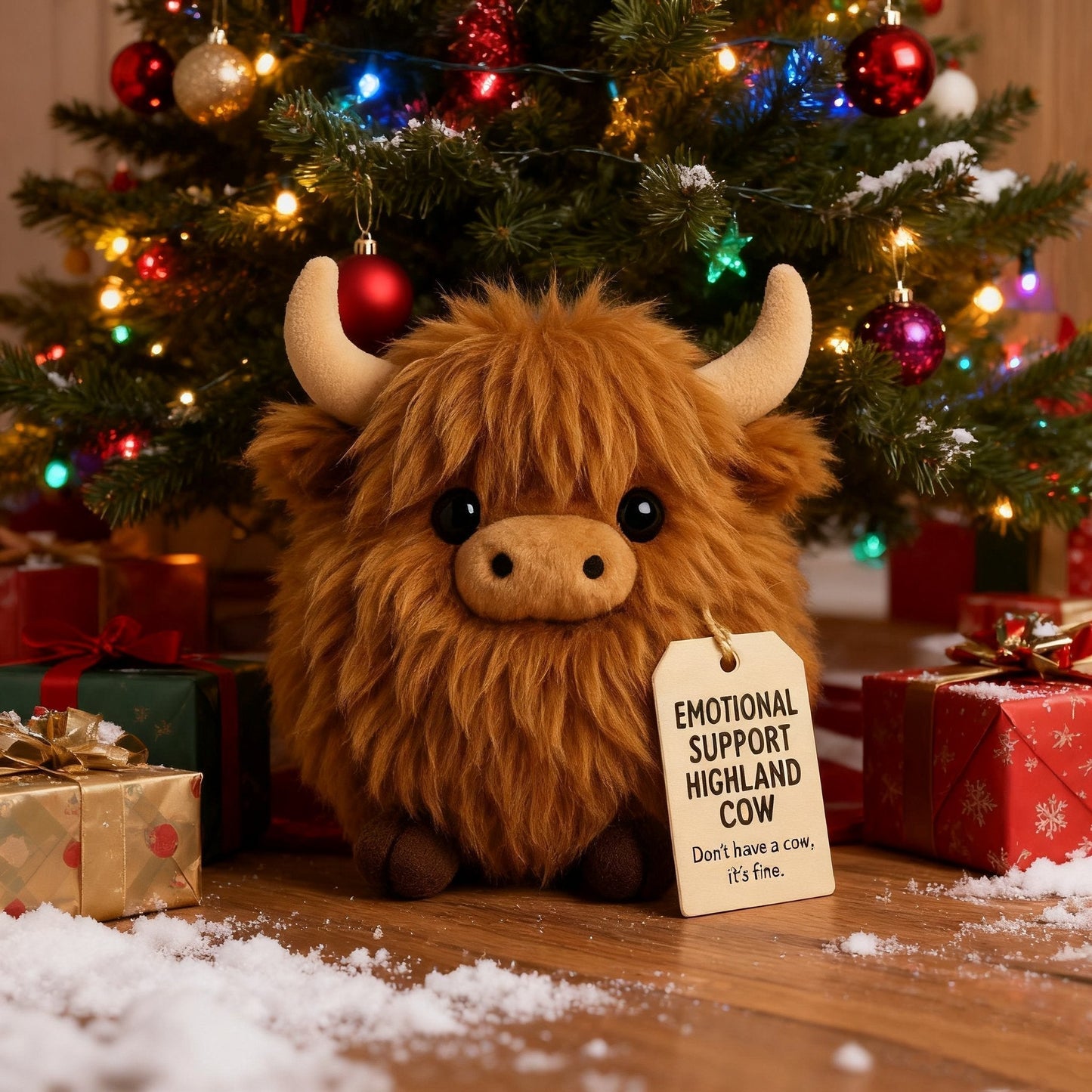 🐮 Emotional Support Highland Cow Plush