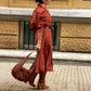 Women's Casual Flowy Midi Dress