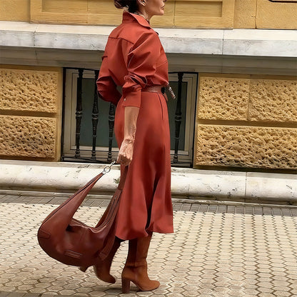 Women's Casual Flowy Midi Dress