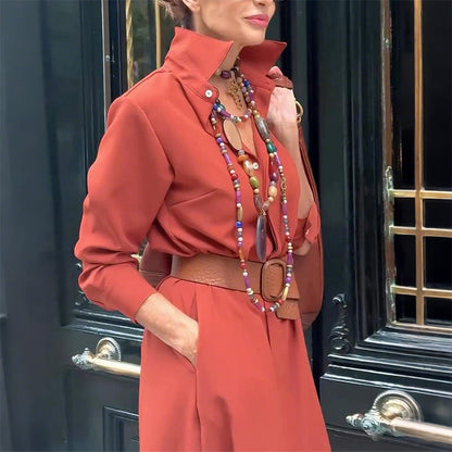 Women's Casual Flowy Midi Dress