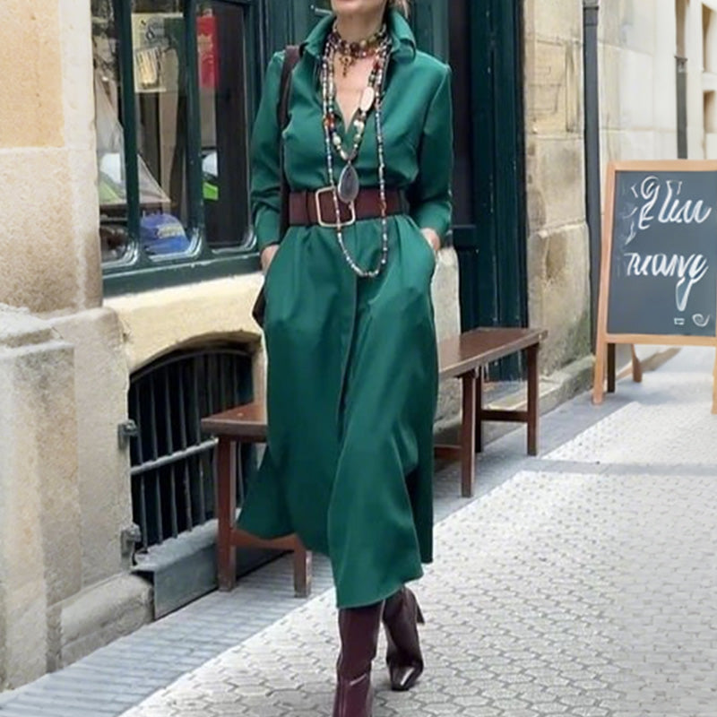 Women's Casual Flowy Midi Dress