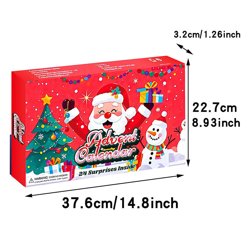 Kids Christmas Advent Calendar With Surprise Toys
