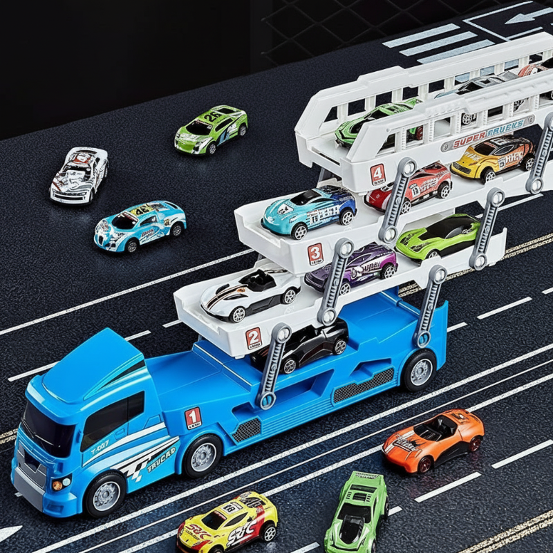 Foldable 4 Layer Race Track Carrier