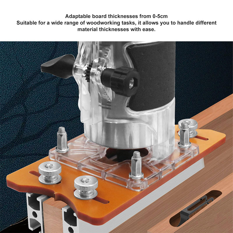 2-in-1 Compact Wood Slotting Base