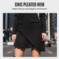 🔥 Limited Time Offer - 50% Off✨ Button-Front Pleated Mini Blazer Dress – Sharp Tailoring & Playful Pleats, Perfect for Office & Dates!