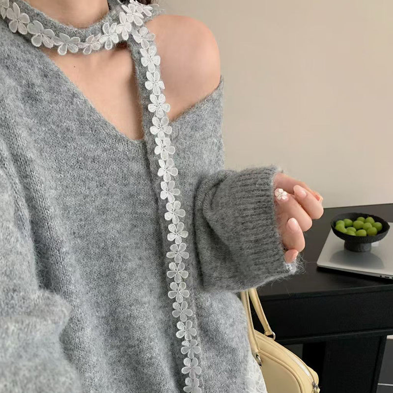 Women's Knit Sweater & Skirt 2-Piece Set