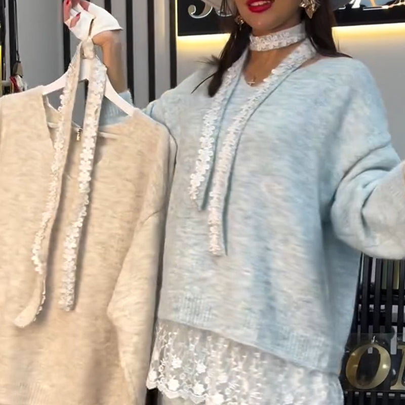 Women's Knit Sweater & Skirt 2-Piece Set