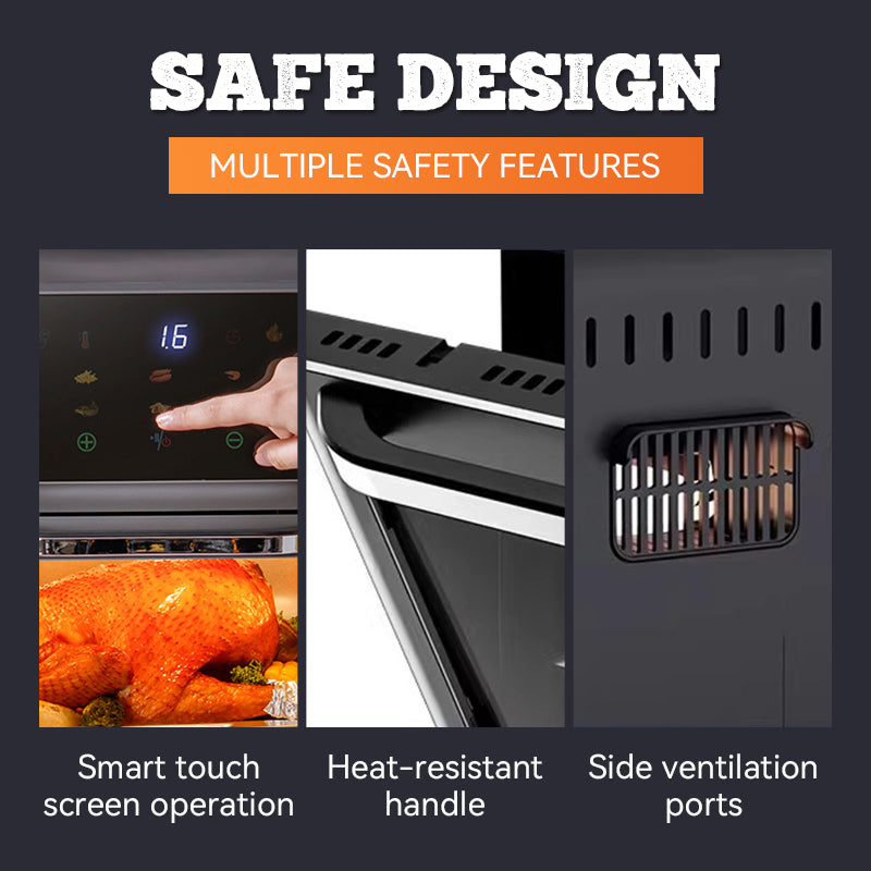 🔥2025 HOT SALE🍳🍗Multi-function Visual Air Fryer with Touchscreen
