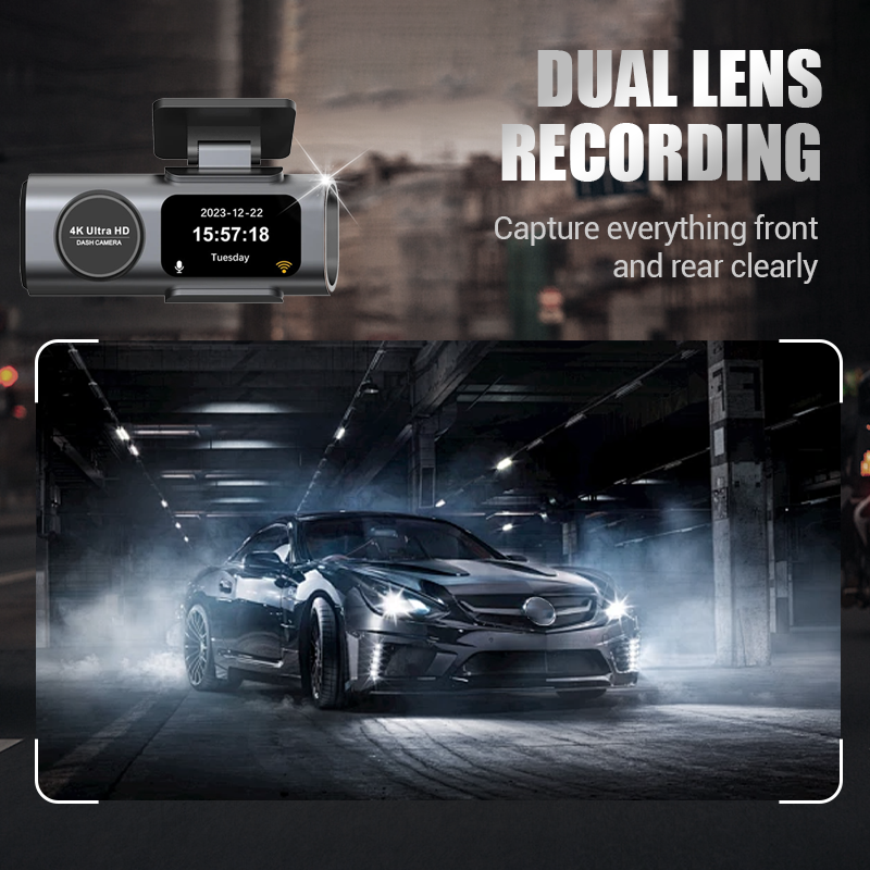 Front & Rear Dash Camera for Car
