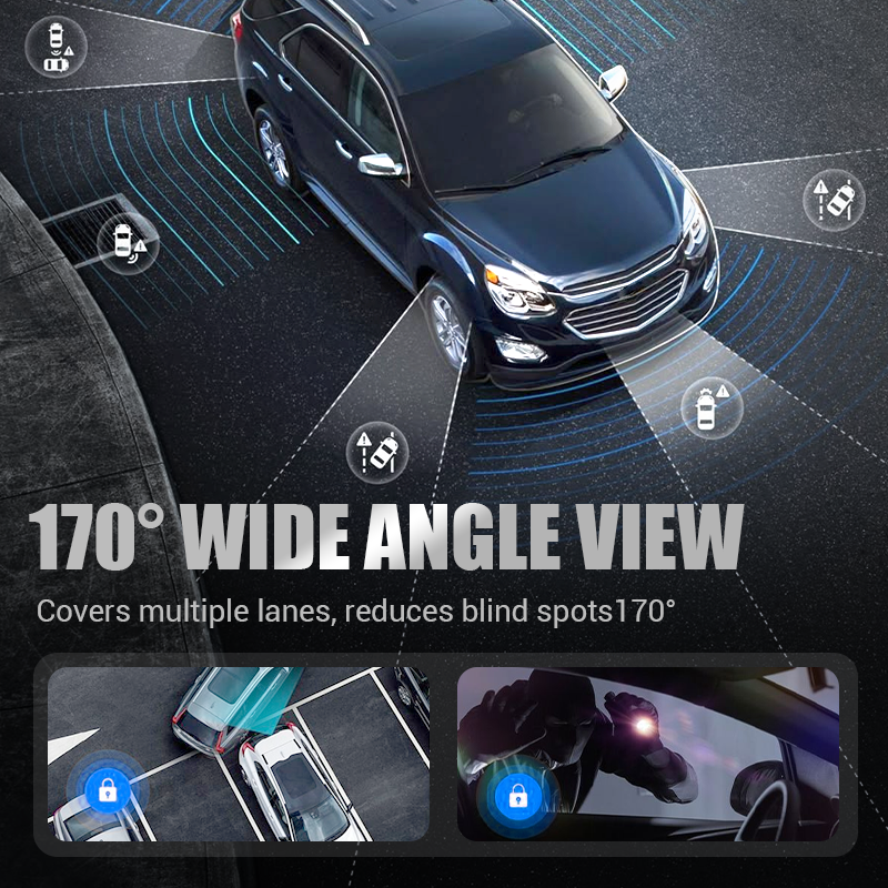 Front & Rear Dash Camera for Car