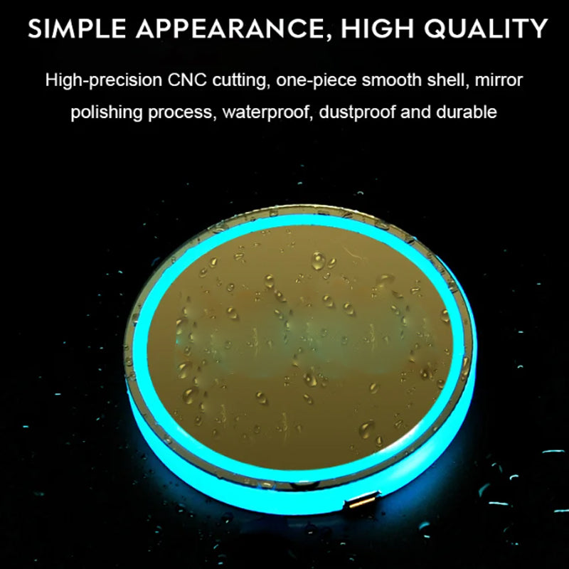 Car LED Atmosphere Light Cup Holder Pad