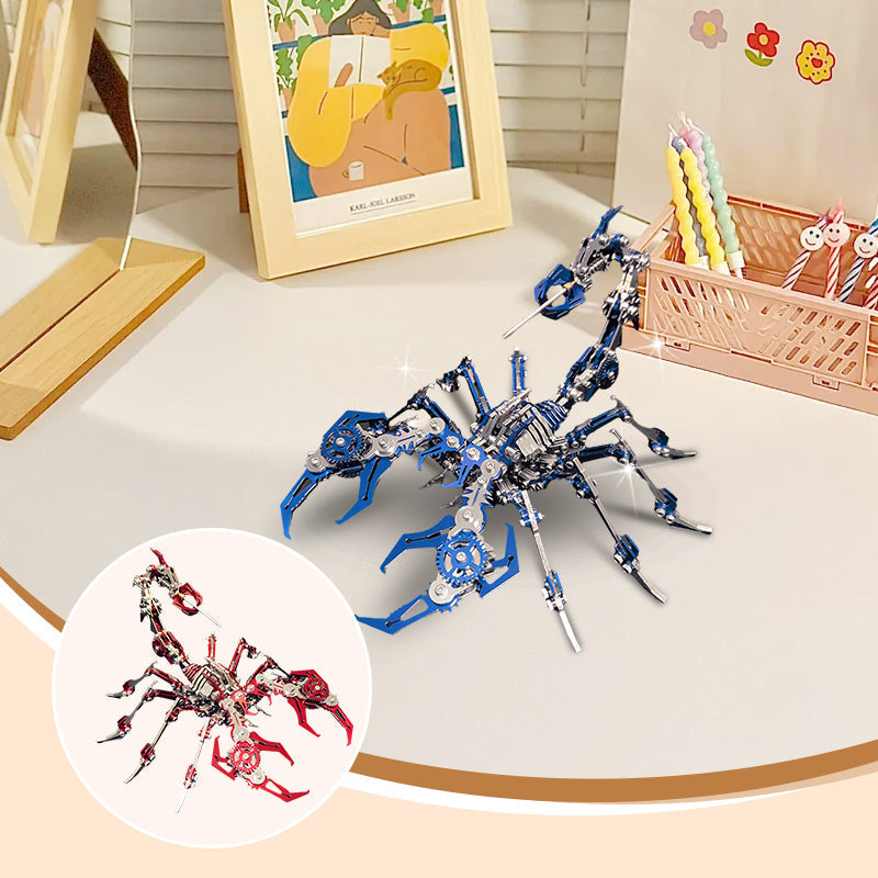 💥Hot Sale💥3D Scorpion Metal Puzzles Kit – Mechanical Assembly Model