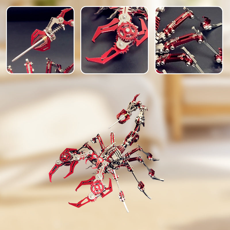 💥Hot Sale💥3D Scorpion Metal Puzzles Kit – Mechanical Assembly Model