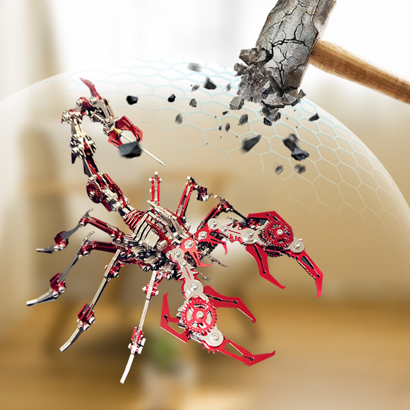💥Hot Sale💥3D Scorpion Metal Puzzles Kit – Mechanical Assembly Model