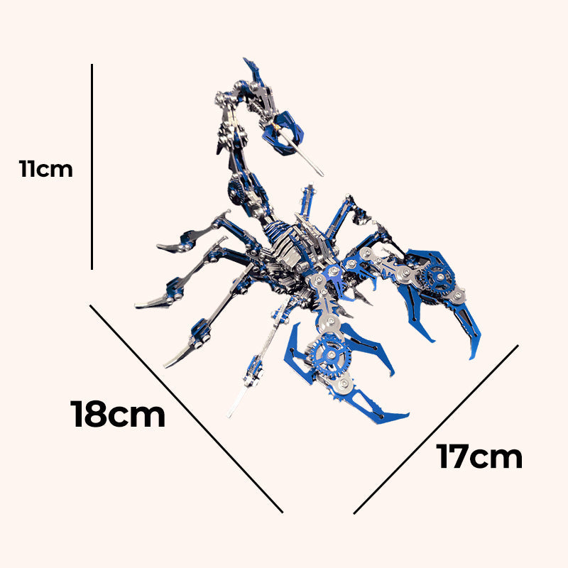 💥Hot Sale💥3D Scorpion Metal Puzzles Kit – Mechanical Assembly Model