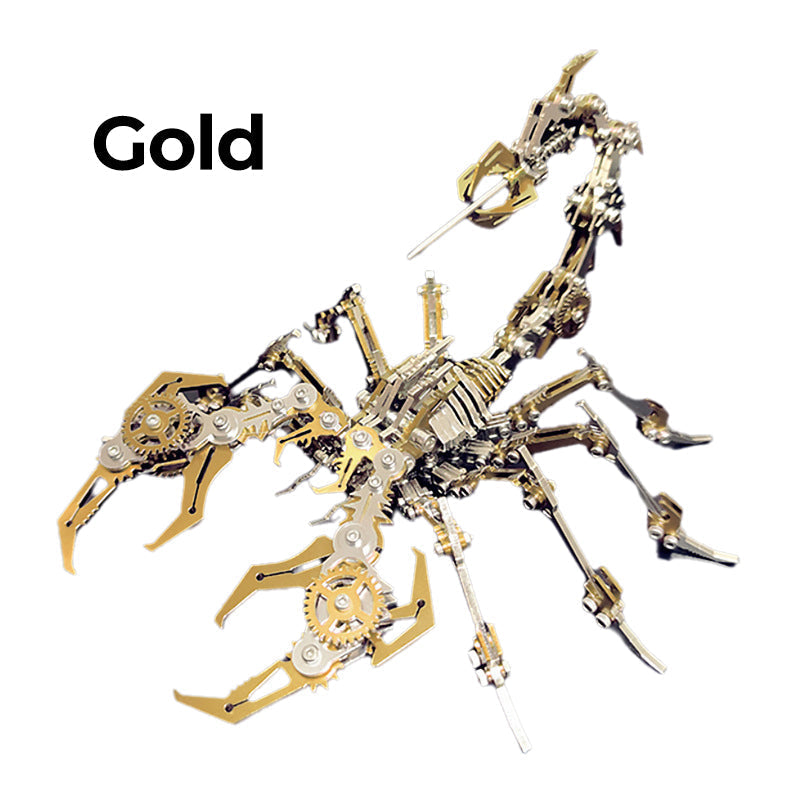 💥Hot Sale💥3D Scorpion Metal Puzzles Kit – Mechanical Assembly Model