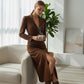 Women's Long Sleeve V-Neck Bodycon Dress