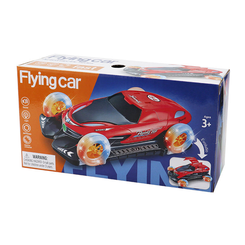 Rotating Toy Car with Lights and Sound