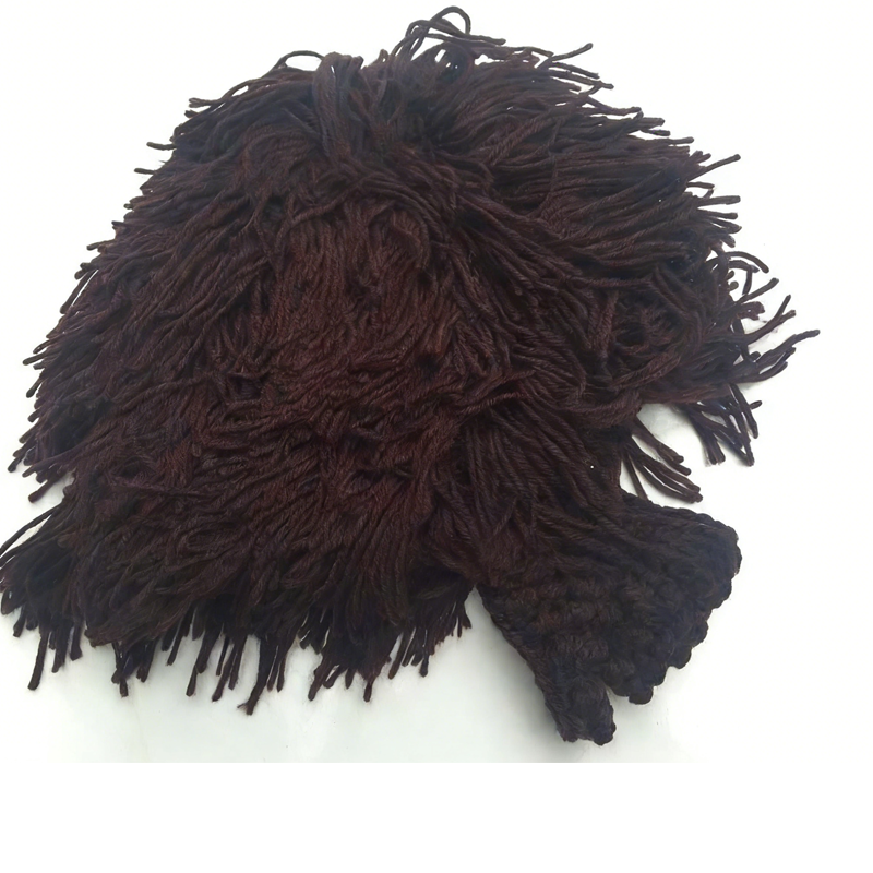 Novelty Knit Wig & Beard Beanie