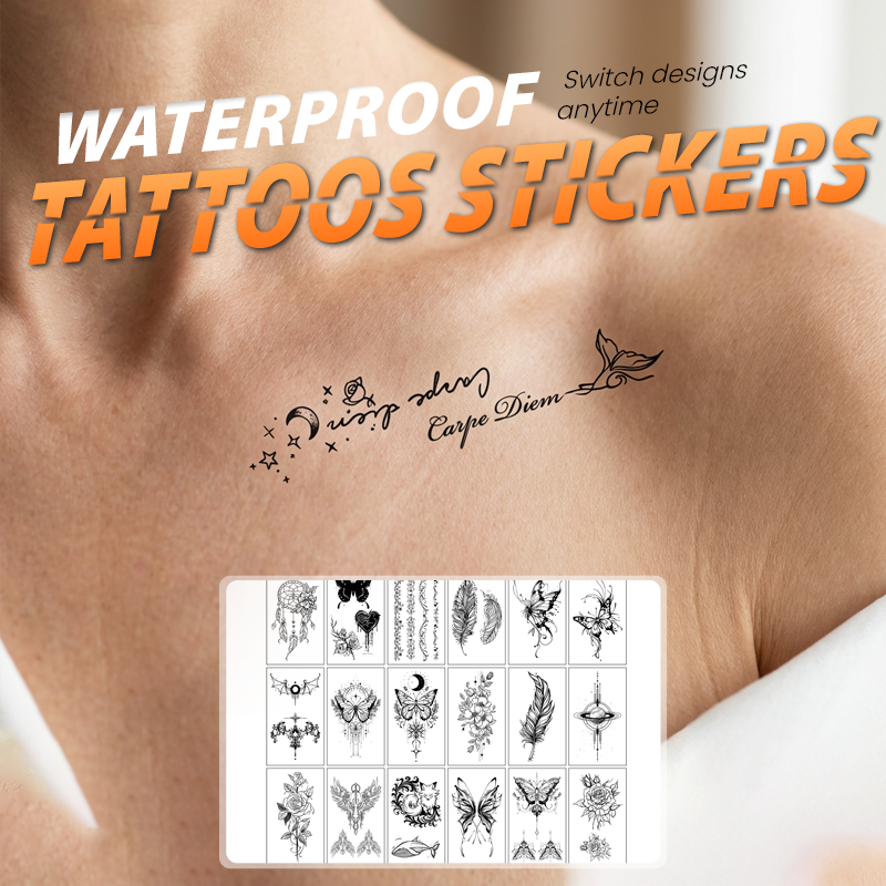 30 Sheets Waterproof Temporary Tattoos Stickers