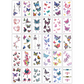 30 Sheets Waterproof Temporary Tattoos Stickers