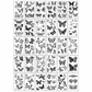30 Sheets Waterproof Temporary Tattoos Stickers