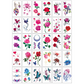 30 Sheets Waterproof Temporary Tattoos Stickers