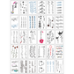 30 Sheets Waterproof Temporary Tattoos Stickers