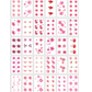 30 Sheets Waterproof Temporary Tattoos Stickers